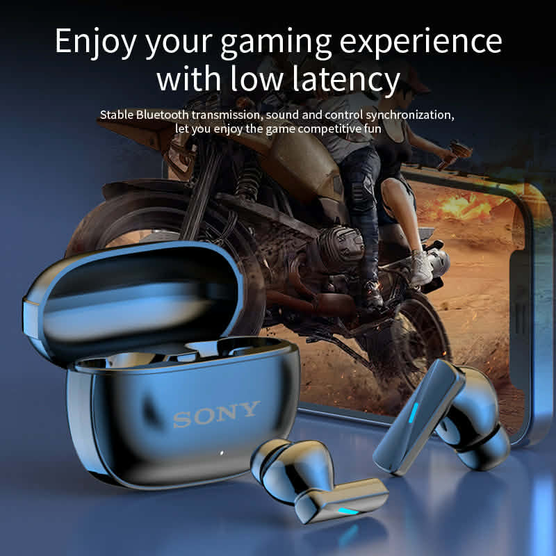 Eredeti Sony Mate 50 Bluetooth fülhallgató, fülhallgató, vezeték nélküli, sztereó, zajmentes, mikrofonnal, sport wifi fejhallgató