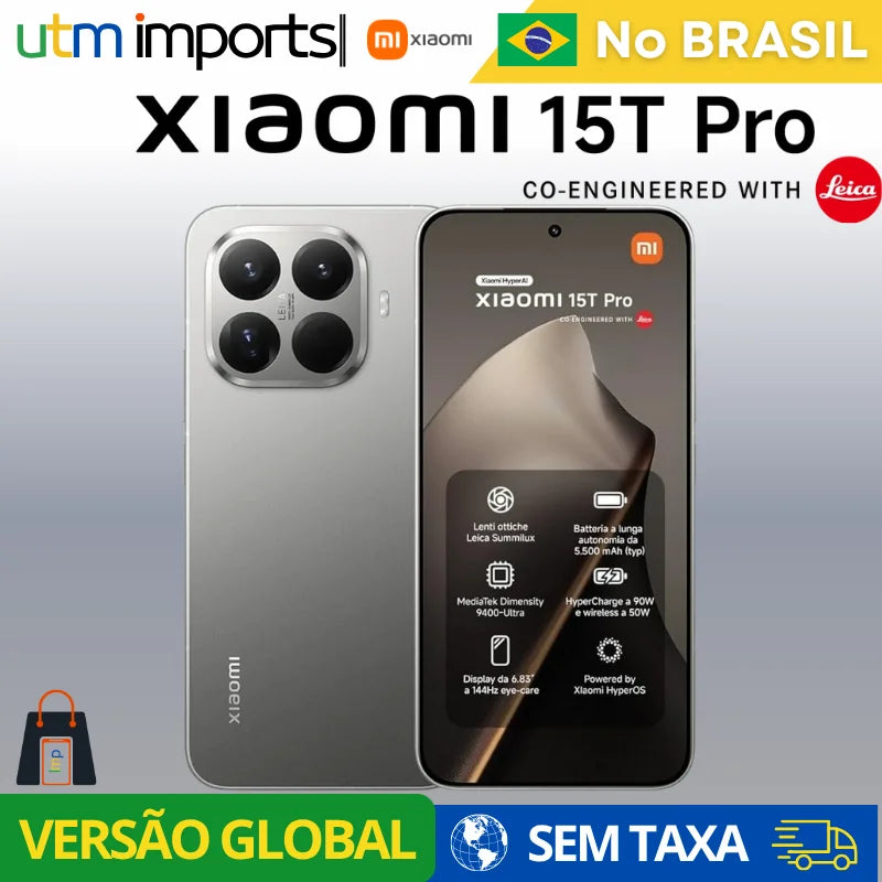 Xiaomi 15T PRO, Mi 15T PRO, Global Version, Smartphone, AMOLED, Leica, Local Stock