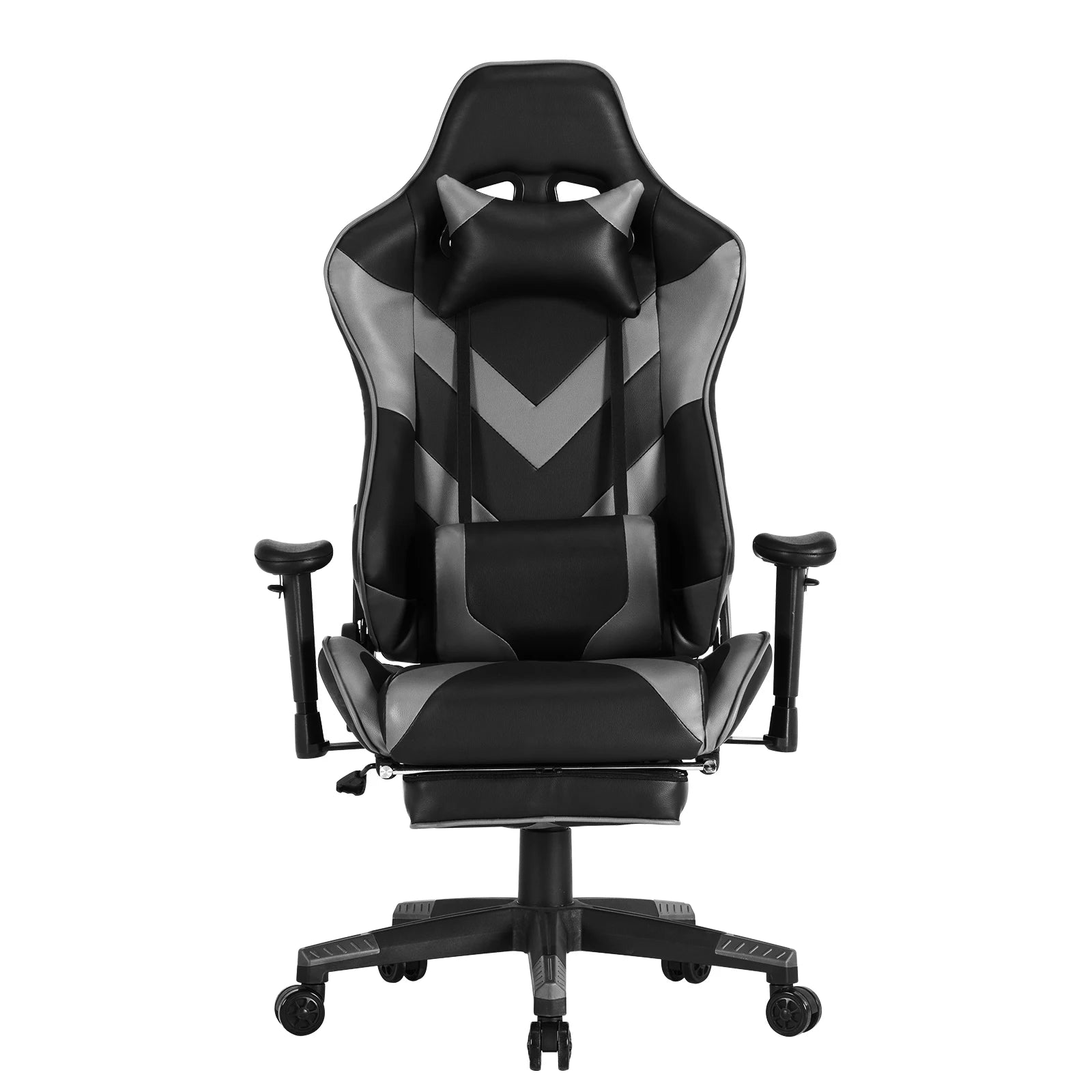 WOLTU Swivel Computer Desk Office Chair Racing Gaming Chair Faux Leather Seat with 155°Tilt Reclining Lumbar Cushion Relaxing