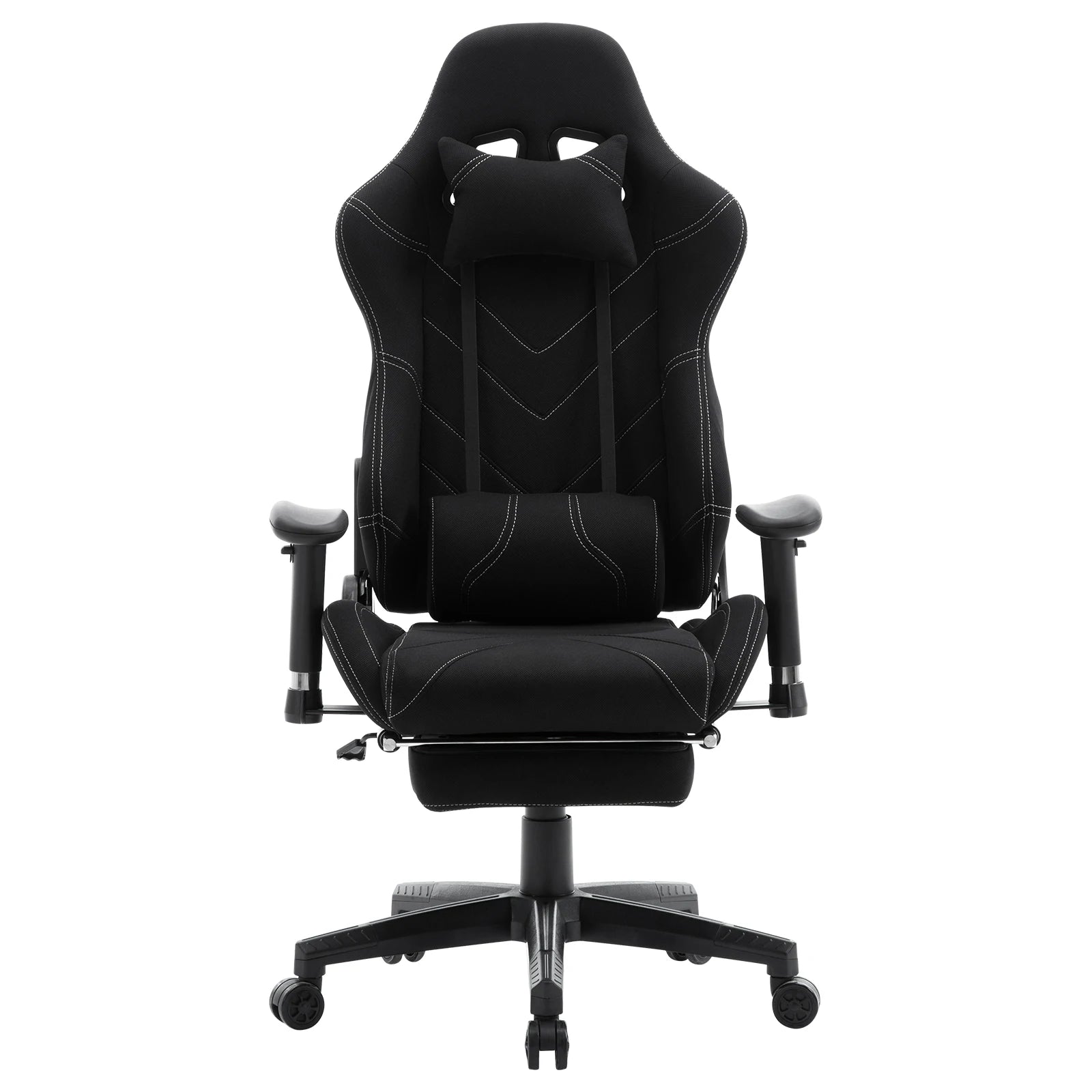WOLTU Swivel Computer Desk Office Chair Racing Gaming Chair Faux Leather Seat with 155°Tilt Reclining Lumbar Cushion Relaxing