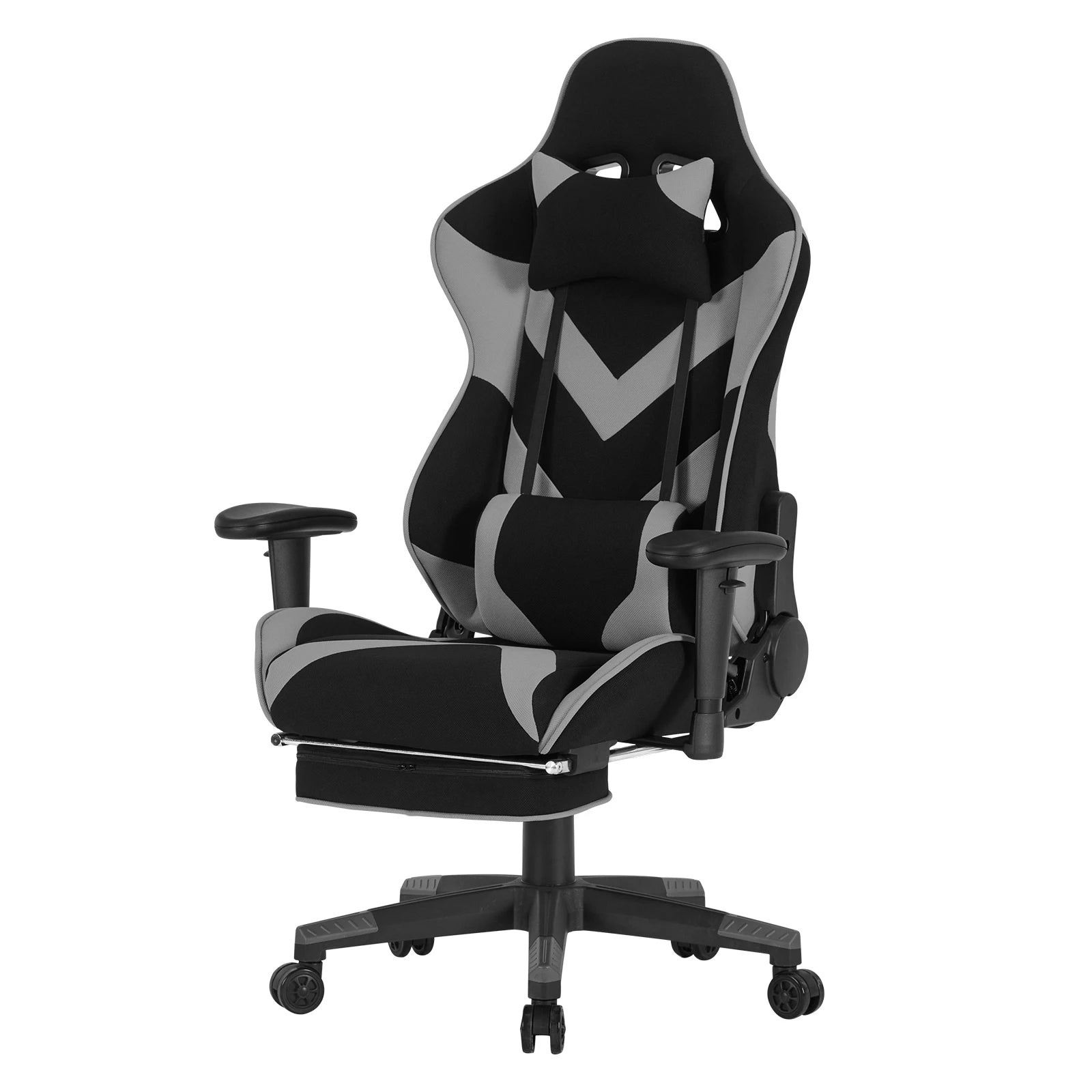 WOLTU Swivel Computer Desk Office Chair Racing Gaming Chair Faux Leather Seat with 155°Tilt Reclining Lumbar Cushion Relaxing
