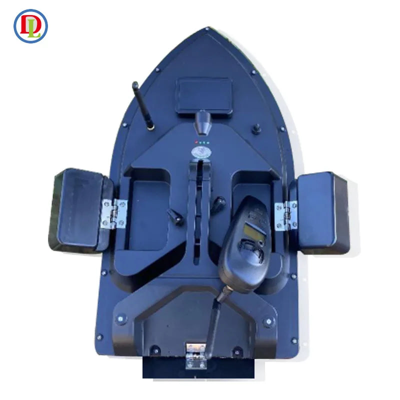 Portable ABS Double-Body Trapping Boat with Integrated GPS for Precise Fish-spot Selection for Carp Marlin Trout Bass Fishing