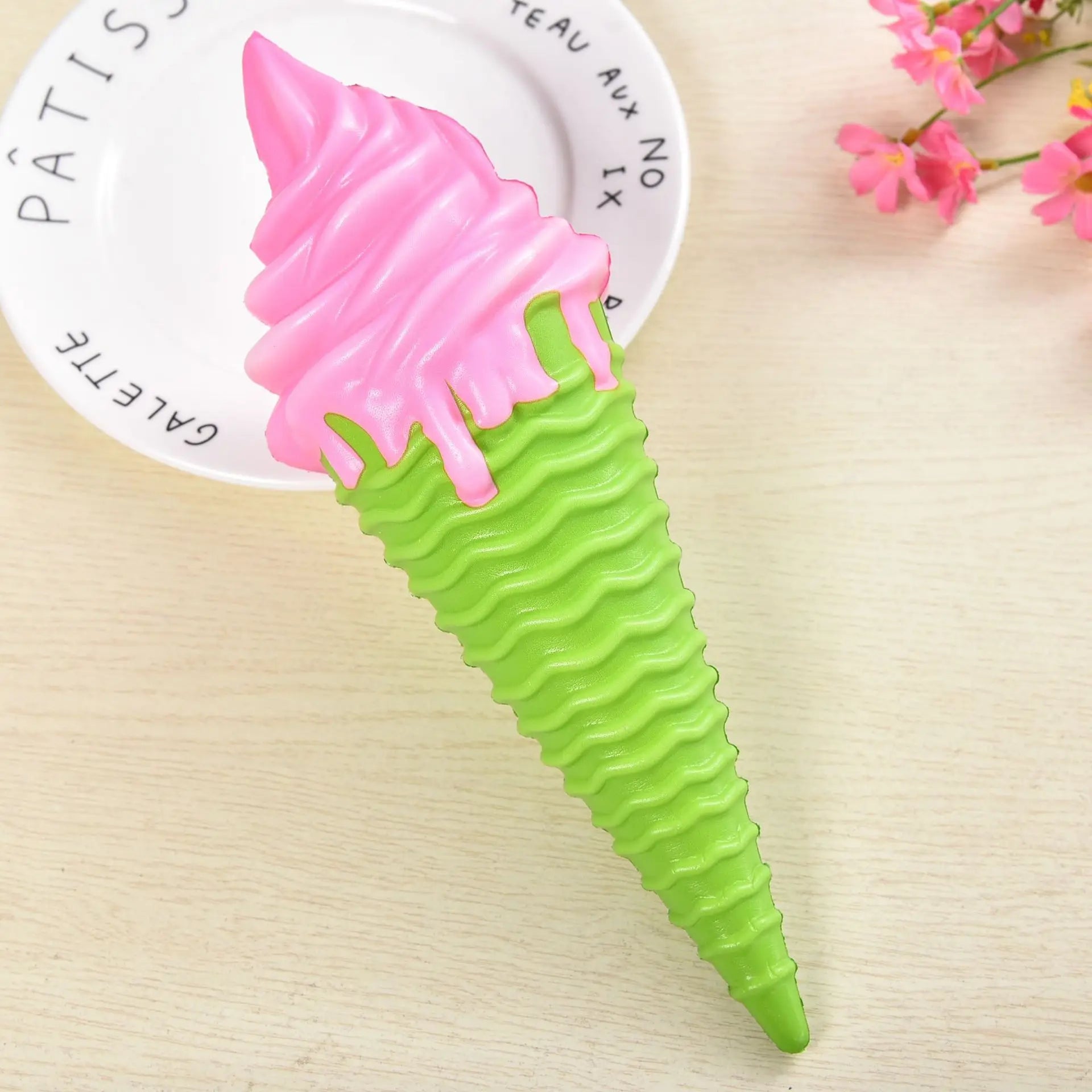 Squishies Colorful Ice Cream Squishy Slow Rising Soft Creative Squeeze Toy Simulation Stress Relief Funny Xmas Gift Toy for Kids