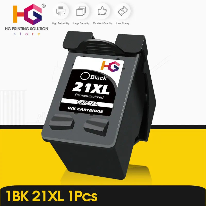 Replacement Ink Cartridge For HP 21 22 For HP21 XL  Deskjet F2180 F2200 F2280 F4180 F300 F380 380 D2300 Printer