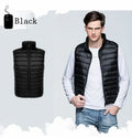 NewBang 6XL Men Sleeveless Warm Vest Ultra Light Down Vest Man Winter Solid Sleeveless Jacket Mens Lightweight Waterproof Vests