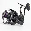 Metal Spinning Fishing Reel Stainless Steel Bearing Smooth Gear Train 4.1:1 Gear Ratio Long Distance Casting Right Hand Use