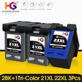 Replacement Ink Cartridge For HP 21 22 For HP21 XL  Deskjet F2180 F2200 F2280 F4180 F300 F380 380 D2300 Printer