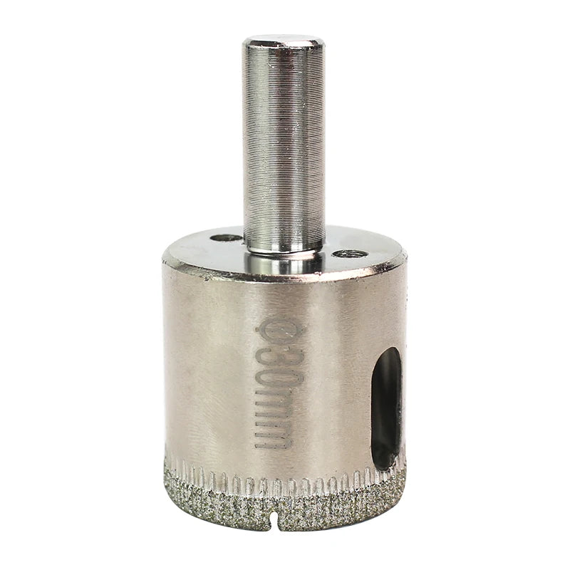 6-60mm 1PC Diamond Drill Bits Hole Saw Diamond Drill Bit Hollow Core Drill Bit Set for Diamond Coating, Carbon Steel for Glass