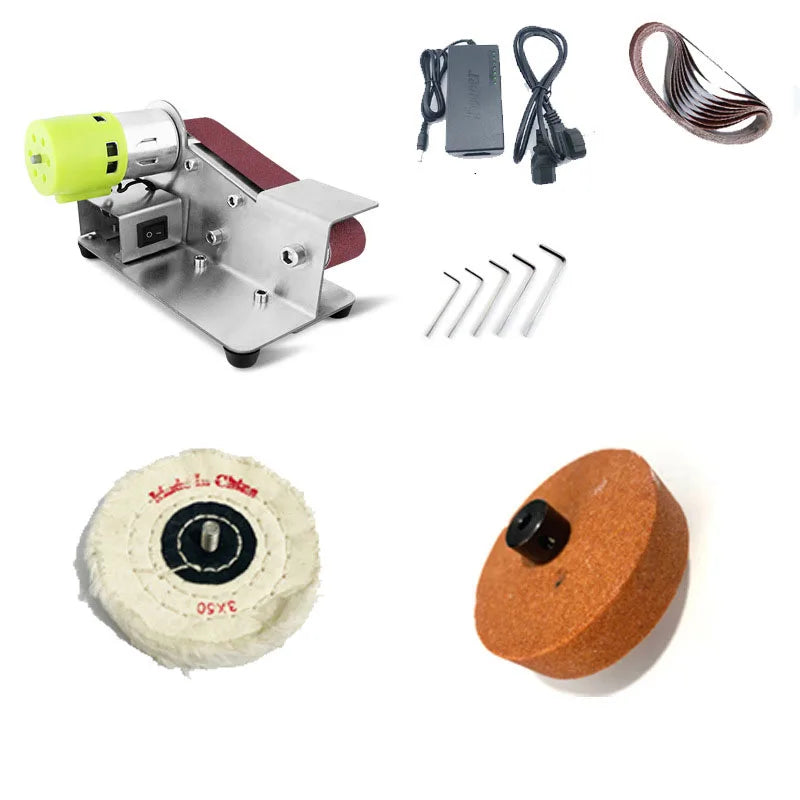 G30 Electric belt machine DIY polishing machine knife sharpener artifact sharpener blade machine desktop grinding machine