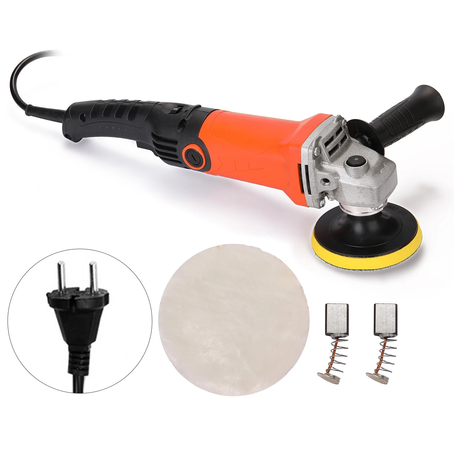 1200W 220V Automotive Polisher Adjustable Speed Car Electric Polisher Waxing Machine Automobile Furniture Polishing Tool