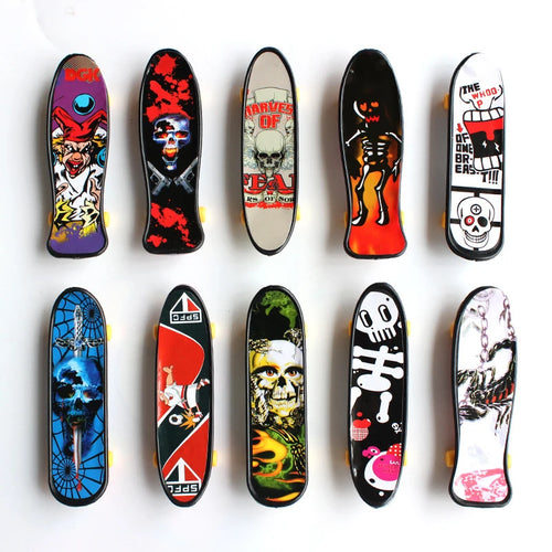 6PCS Finger Skatebords Fingerboard Small Toys For Boys Girls Birthday Party Favors Cool Gadgets Classroom Exchange Gifts