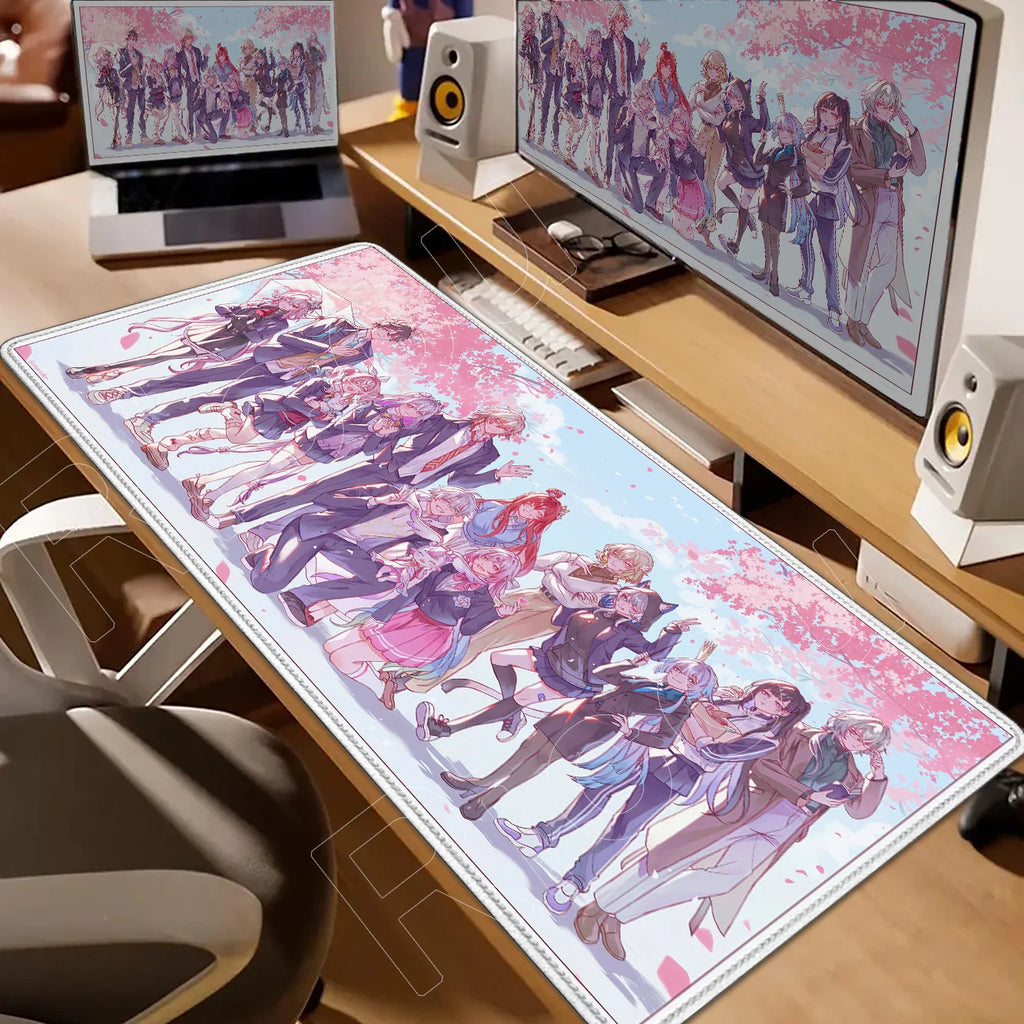 Castorice Evernight Cyrene Mouse Pad Honkai Star Rail Large Mousepad Computer Keyboard XXL Anime Pc Gaming Accessories Desk Mat