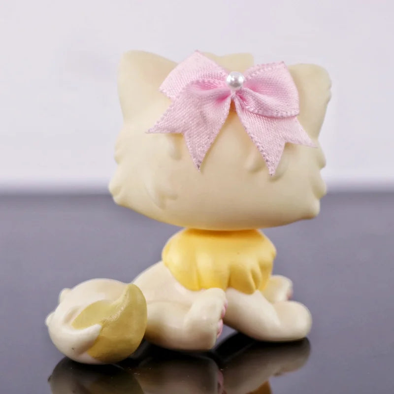 LPS Mini Pet Shop Bobble Head Cute Toy Persian Cat 040 Children's Gift for Boy and Girl