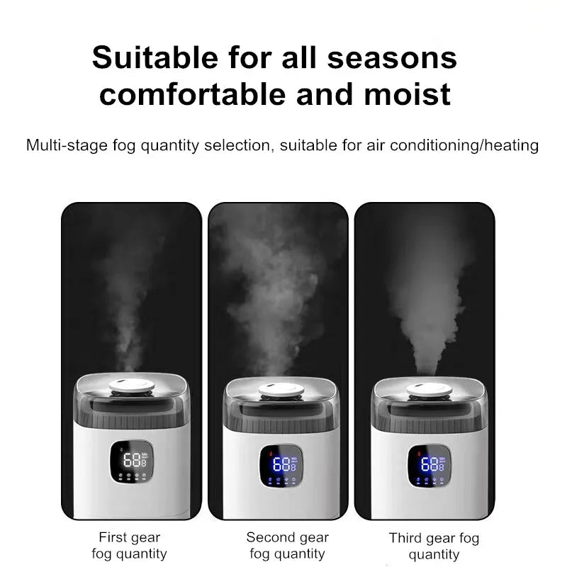 12L Intelligent Floor-Standing Humidifier Bedroom Living Room Office Three-Use Allergic Crowd Humidifier Winter Dry Skin Savior