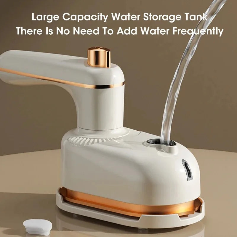Portable Steam Iron Rotating Electric Iron No Harm to Clothes Dual Use Dry and Wet Design Essential Water Spray Iron for Travel