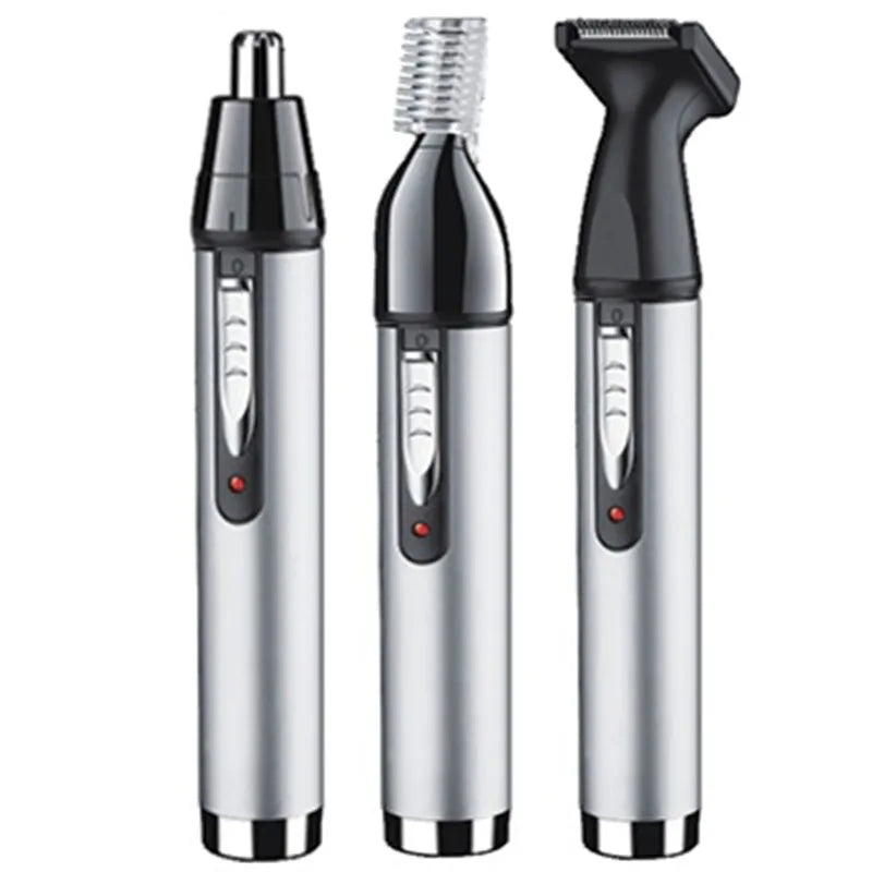 Kemei All in one Ear Nose Hair Trimmer For Men Grooming Kit Electric Eyebrow Beard Trimer Face Nose Ears Trimer Rechargeable