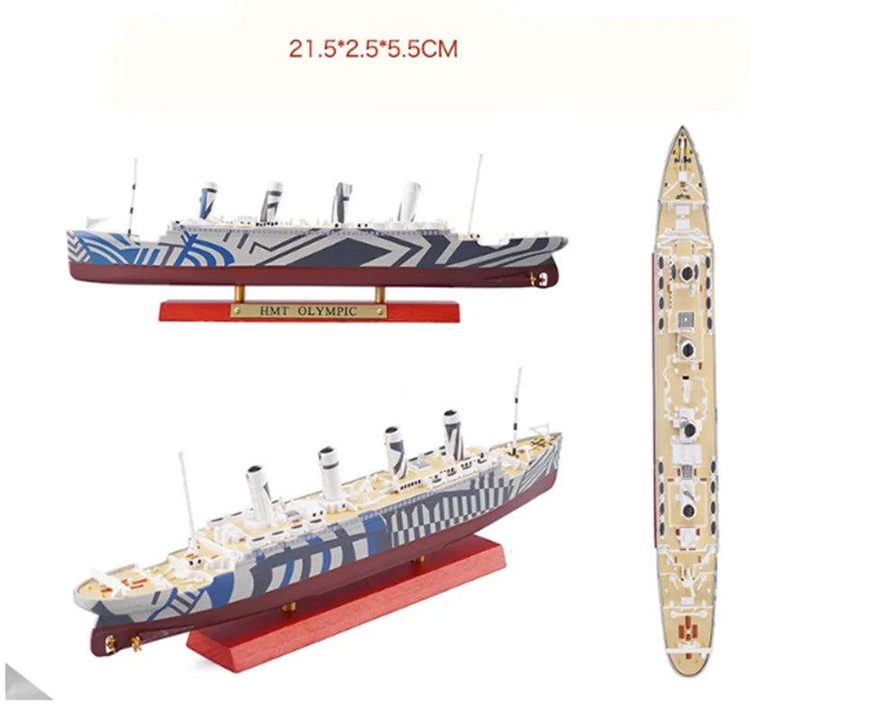 New product 1:1250 alloy cruise ship model,high-quality ship decorations,collectible gifts,wholesale