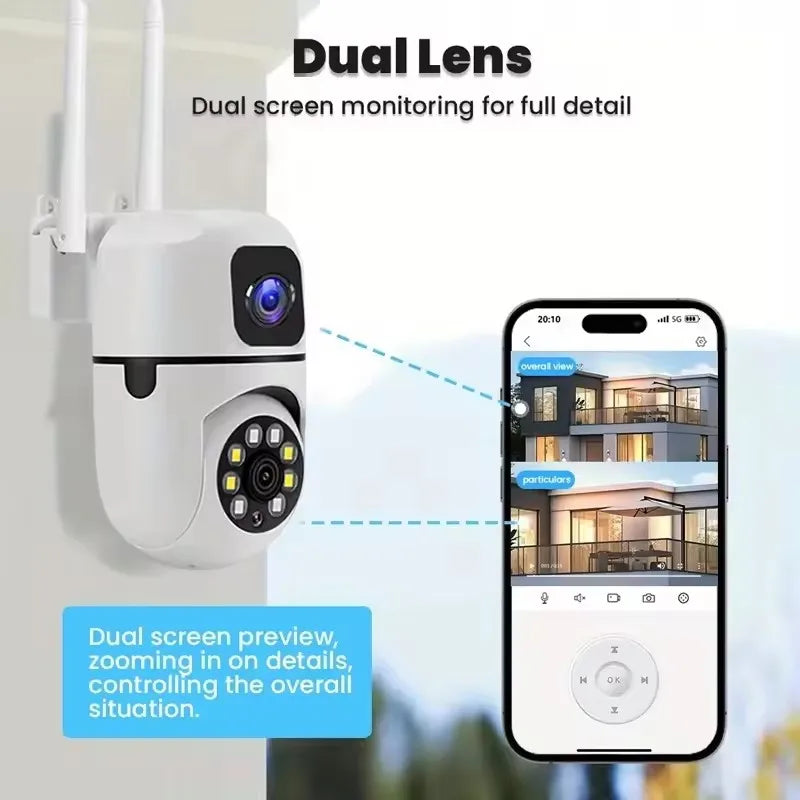 390EYES 4K 8MP WiFi Security Camera 4MP Indoor PTZ Camera Motion Detection Auto Tracking Two Way Audio Surveillance Cameras
