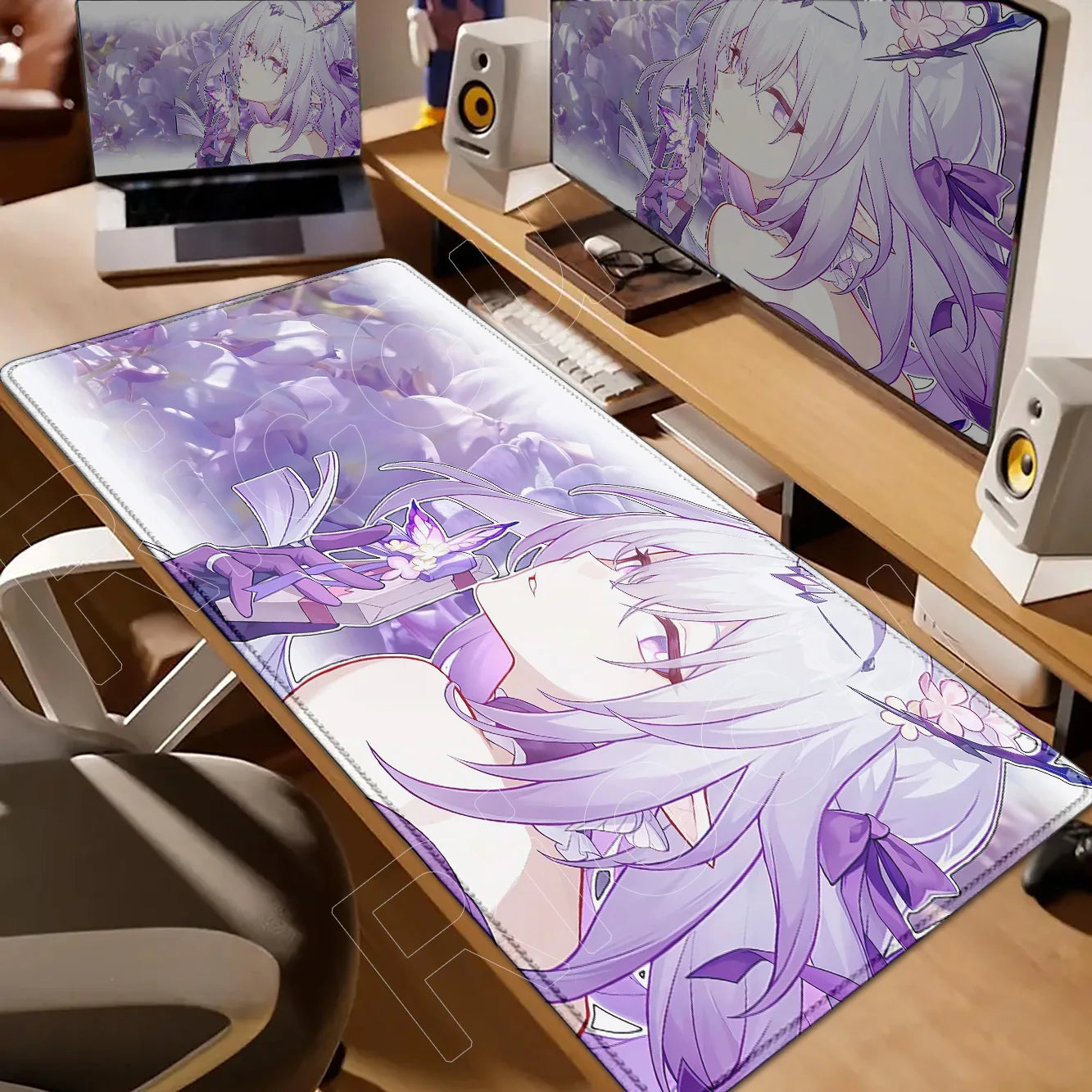 Castorice Evernight Cyrene Mouse Pad Honkai Star Rail Large Mousepad Computer Keyboard XXL Anime Pc Gaming Accessories Desk Mat