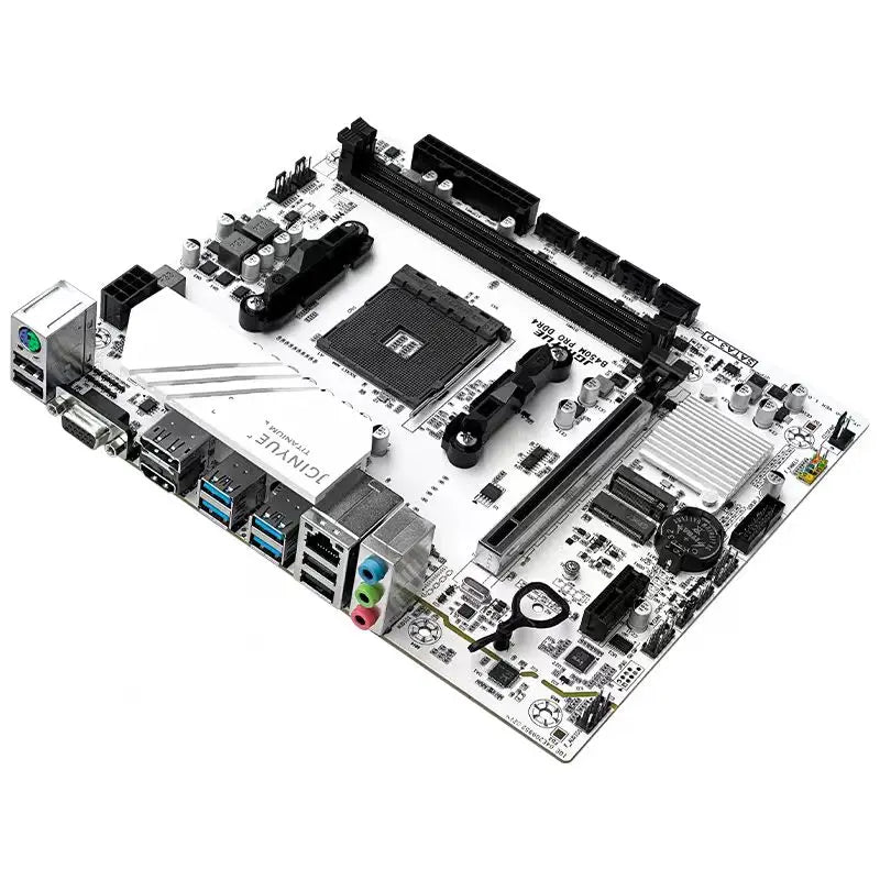 JGINYUE B450 AM4 Motherboard M-ATX supports AMD Ryzen2000-5000 series CPU EXPO DDR4 RAM Desktop PC B450M PRO ARGB
