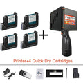 Phezer P70 Handheld Inkjet Printer 100mm Portable Coder QR Code Barcode Batch Number Date Logo Expiry Date Marking 28 Languages