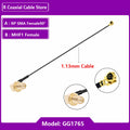 1PC RG1.13mm 0.81mm Pigtail Extension RF Cable SMA Female to MHF U.FL  Female RP SMA Male for WIFI Antenna