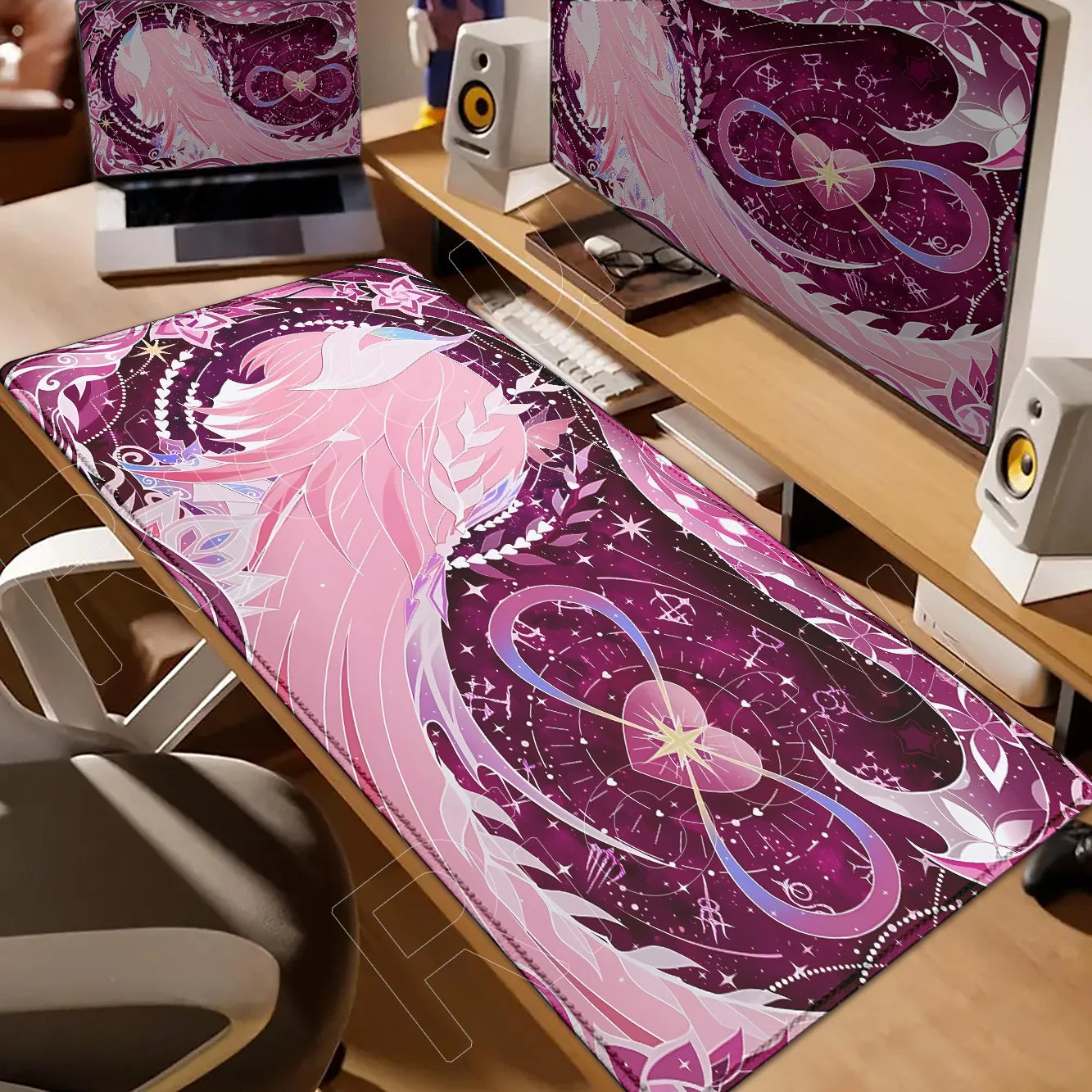 Castorice Evernight Cyrene Mouse Pad Honkai Star Rail Large Mousepad Computer Keyboard XXL Anime Pc Gaming Accessories Desk Mat