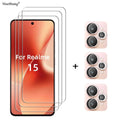 6in1 Full Gule Glass For Realme 15 Tempered Glass Realme 15 Screen Protector HD Protective Phone Camera Lens Film Realme 15 5G