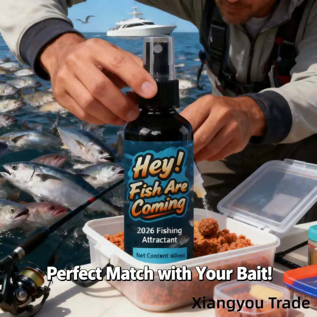 Fish Attractant Liquid Spray - Instant Fish Gathering Lure, Double Catch Rate for Sea & Competitive Freshwater/Saltwater Fishing