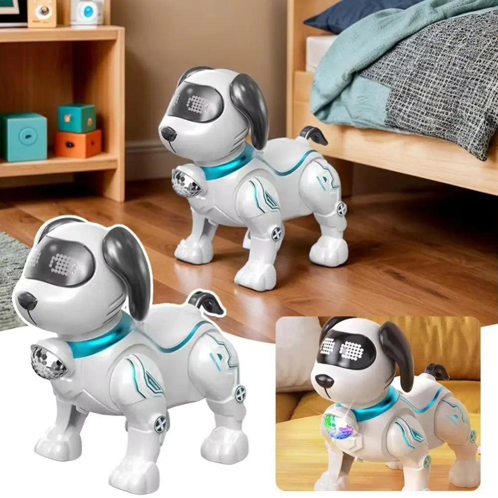 Plastic Electronic Robot Dog Toy with Light Interactive Touch Pets Toys Robotic Dogs Programmable Smart Electronic Stunt Pet