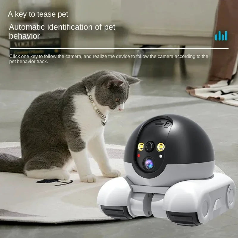 Pet Mobile Camera HD 4MP 4K WIFI IP CCTV Baby Home Security Camera 2 Way Audio Intercom Night Vision PIR Control Mobile