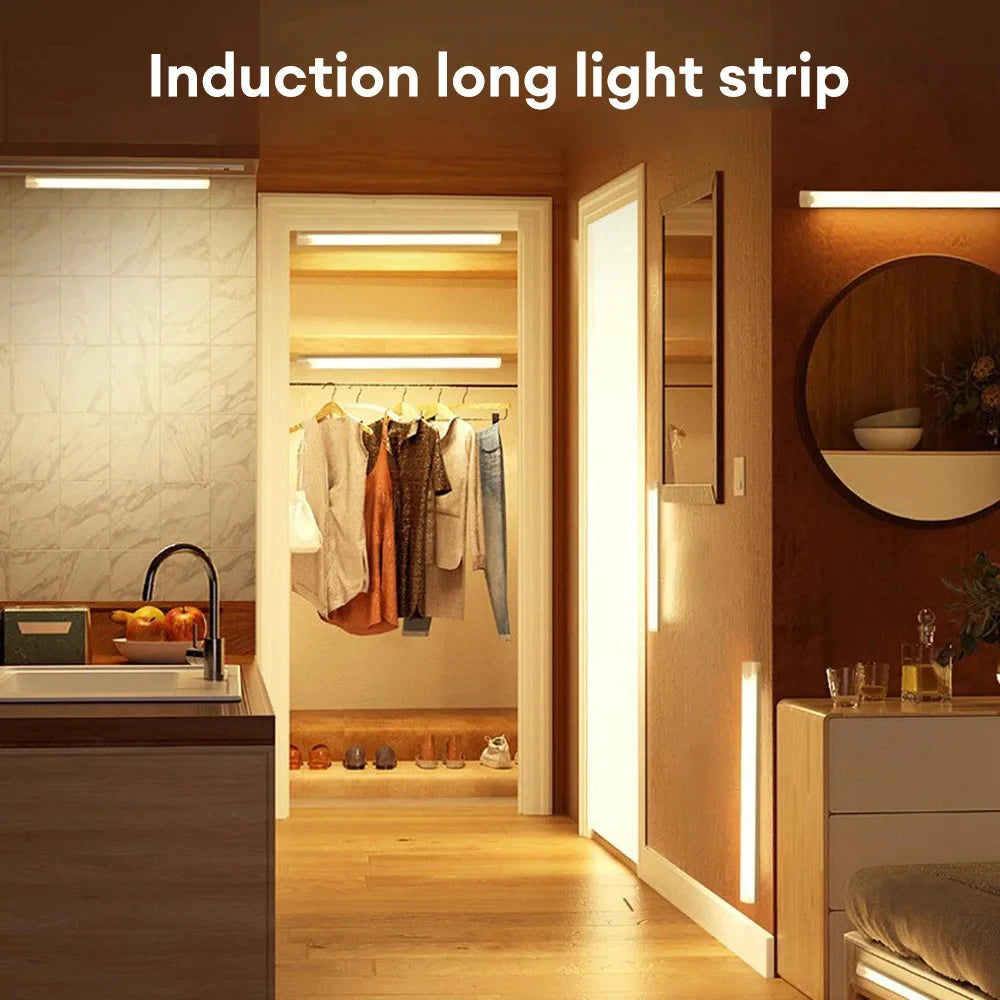 Wireless LED Night Light Motion Sensor Light Closet Night Lamp For Kitchen Bedroom Detector Light Cabinet Staircase Backlight