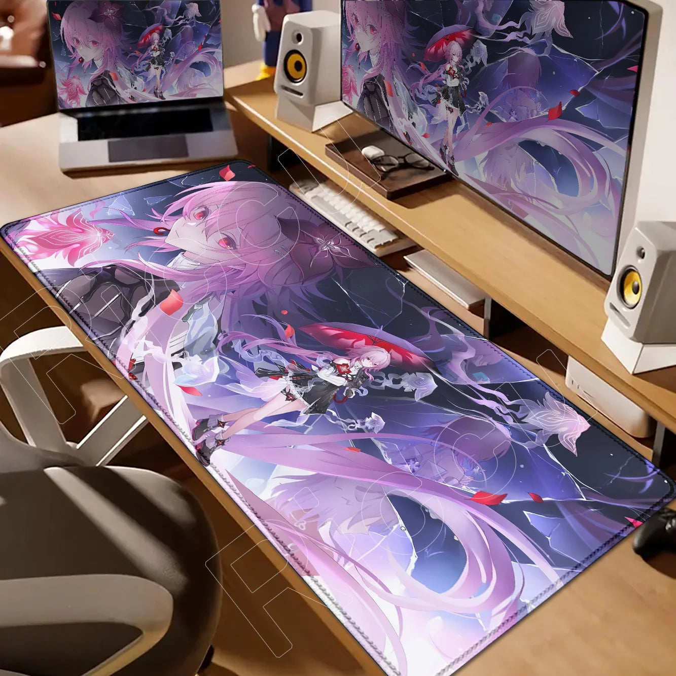 Castorice Evernight Cyrene Mouse Pad Honkai Star Rail Large Mousepad Computer Keyboard XXL Anime Pc Gaming Accessories Desk Mat