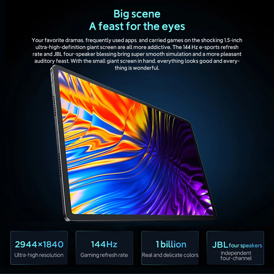 Original Lenovo Xiaoxin Pad Pro 2025 12.7'' 128GB 256GB MediaTek Dimensity 8300 144Hz 2.9K Screen 10200mAh Android 14 Tablet PC
