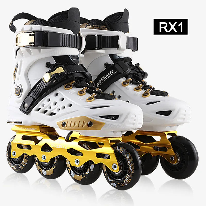 Original Roselle Size 35 to 46 Inline Roller Skates Professional Adult Kids Roller Skating Shoes Slalom Sliding FSK Patines