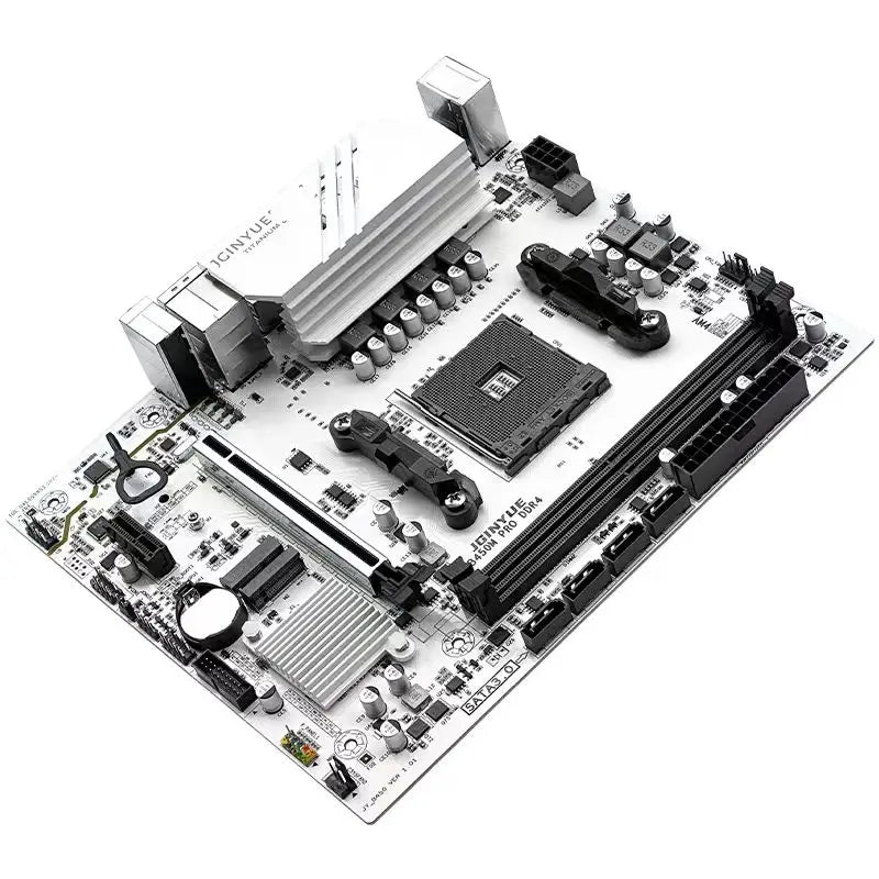 JGINYUE B450 AM4 Motherboard M-ATX supports AMD Ryzen2000-5000 series CPU EXPO DDR4 RAM Desktop PC B450M PRO ARGB