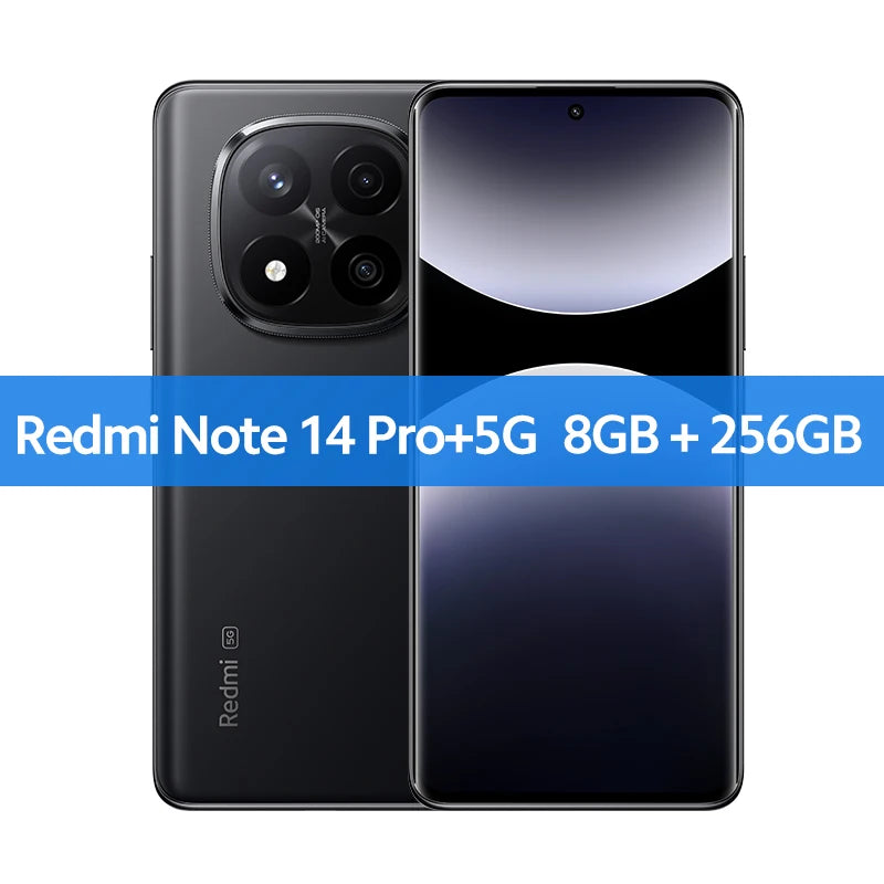 Global version Xiaomi Redmi Note 14 Pro+ 5G Smartphone 200MP AI camera Snapdragon® 7s Gen 3 120W HyperCharge 6.67 AMOLED display