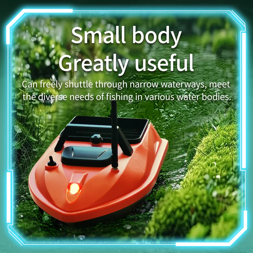 GPS Fishing Bait Boat 500M Distance 1.5KG Loading Electronic Anchored Cruise Control RC Nest Bait Boat Outdoor Sports Fishing To