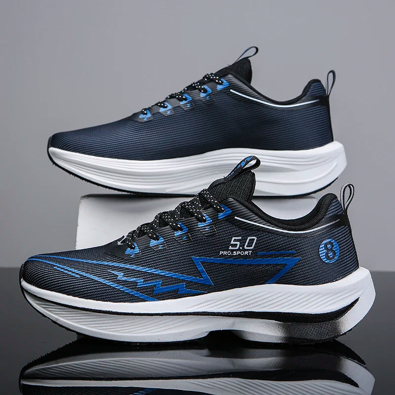 Men Casual Sports Running Shoes Carbon Board Marathon Training Breathable Women's Jogging Athletic Nonskid Walking Sneakers