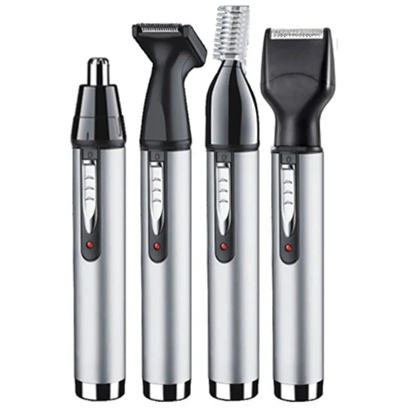 Kemei All in one Ear Nose Hair Trimmer For Men Grooming Kit Electric Eyebrow Beard Trimer Face Nose Ears Trimer Rechargeable