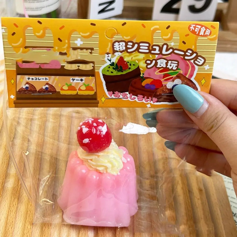 Squishy Cake Food Stress Relief Toys Soft Fidget Toy Kid Girl Super Shapeable Pinch Toy Cute Party Decor For Christmas Halloween