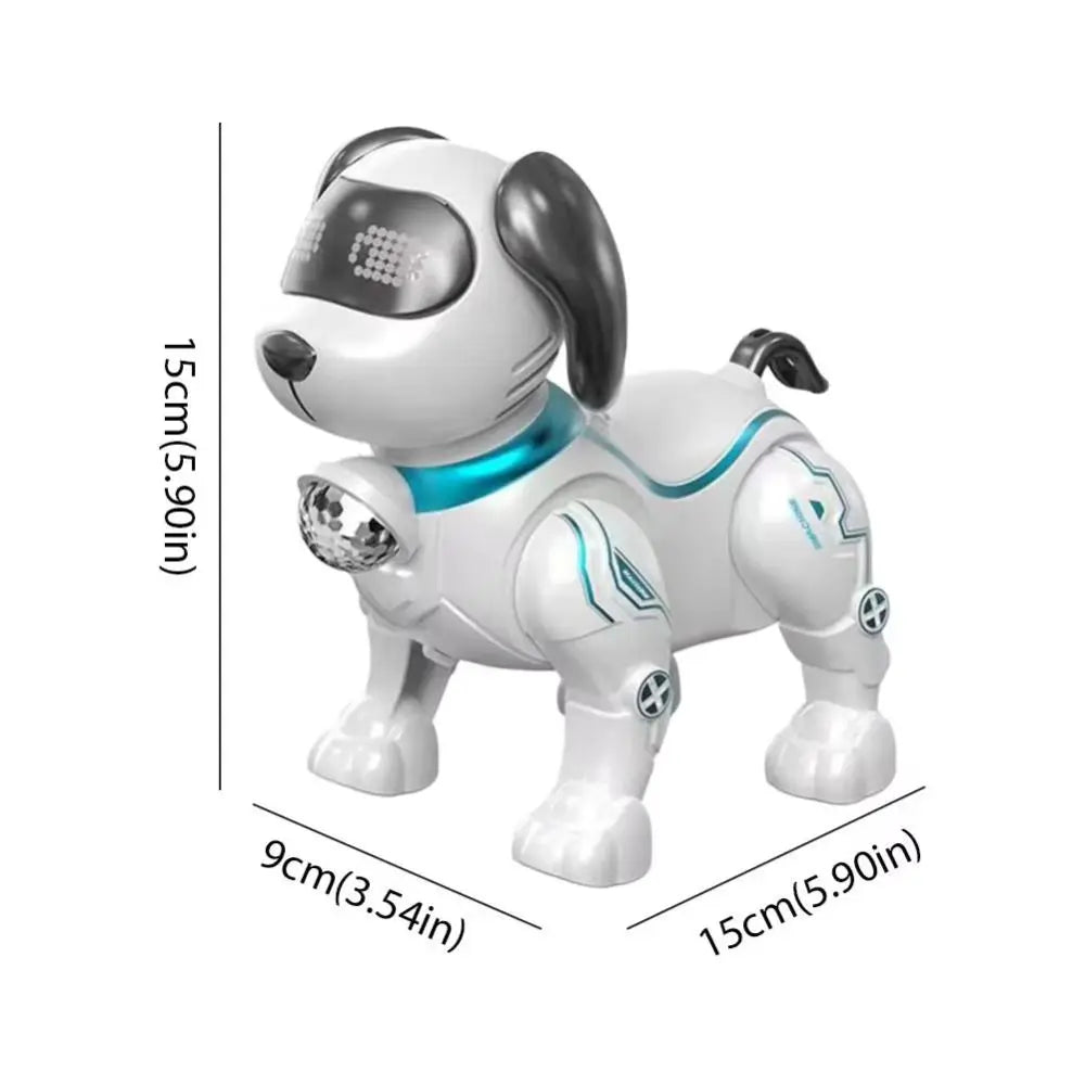 Plastic Electronic Robot Dog Toy with Light Interactive Touch Pets Toys Robotic Dogs Programmable Smart Electronic Stunt Pet
