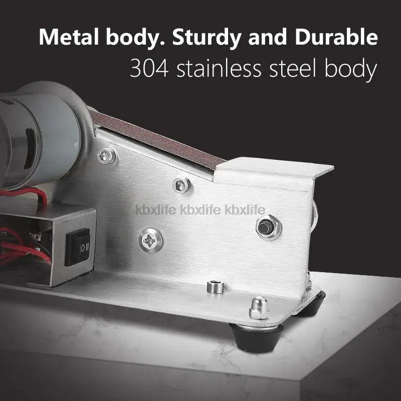 G30 Electric belt machine DIY polishing machine knife sharpener artifact sharpener blade machine desktop grinding machine