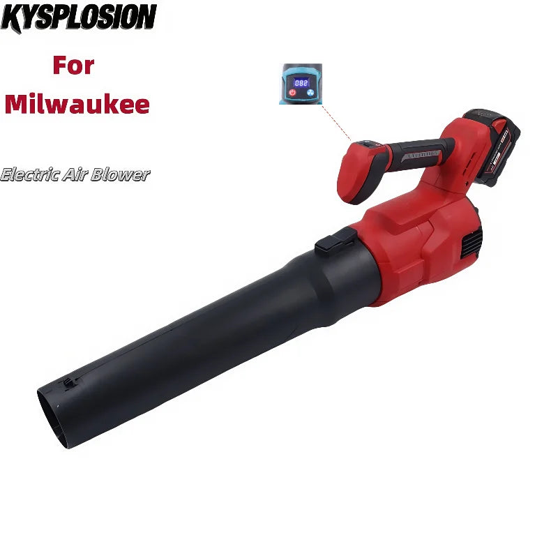 Cordless High Powerful Electric Air Blower Adjustable Efficient Leaf Snow Dust Cleaning Blower Tool For Milwaukee M18 Battery