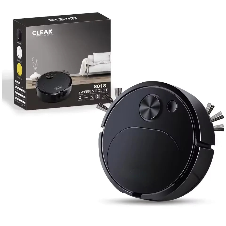 New Automatic Robot Vacuum Cleaner Smart Sweeping Dry Wet Cleaning Machine Charging Intelligent Vacuum Cleaner for Home