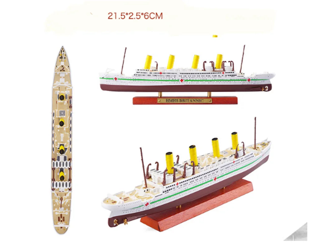 New product 1:1250 alloy cruise ship model,high-quality ship decorations,collectible gifts,wholesale