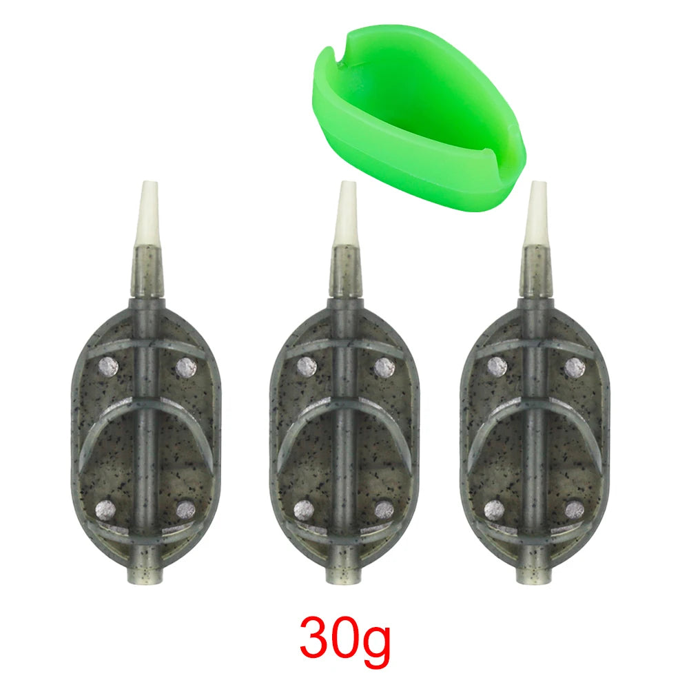 Hirisi Carp Fishing Method Feeder Cage 30g/40g/50g/60g QuickRelease Bait Cage Basket Bait Fishing Tackle Accessories