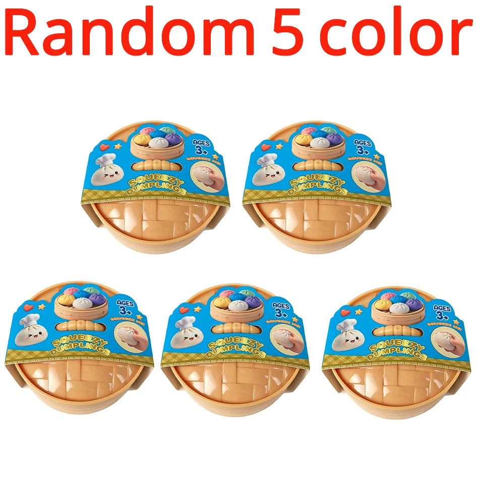 Dumpling stress relief toy, soft and cute, realistic, super soft slow rebound squishy toy, venting gadget for adults and student