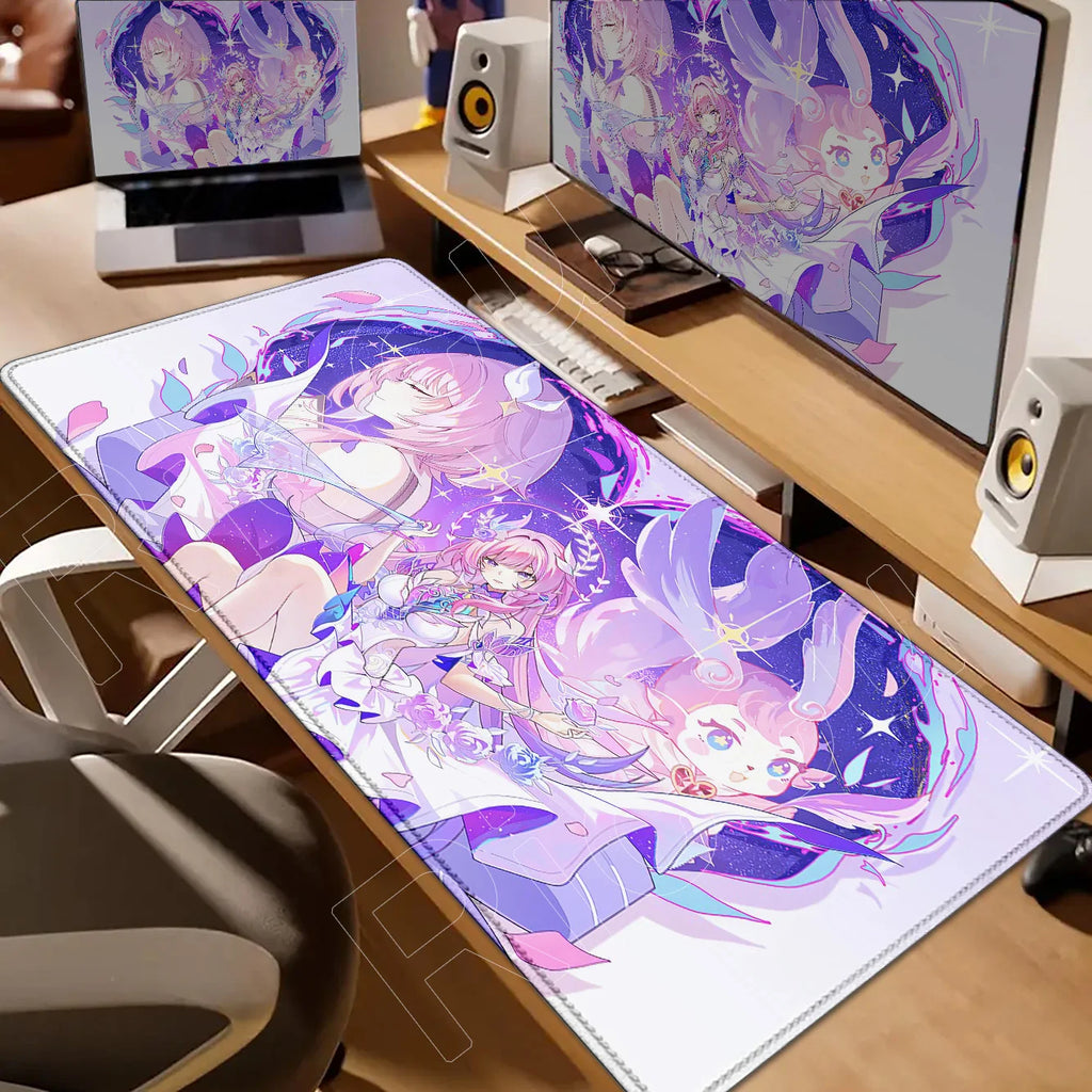 Castorice Evernight Cyrene Mouse Pad Honkai Star Rail Large Mousepad Computer Keyboard XXL Anime Pc Gaming Accessories Desk Mat