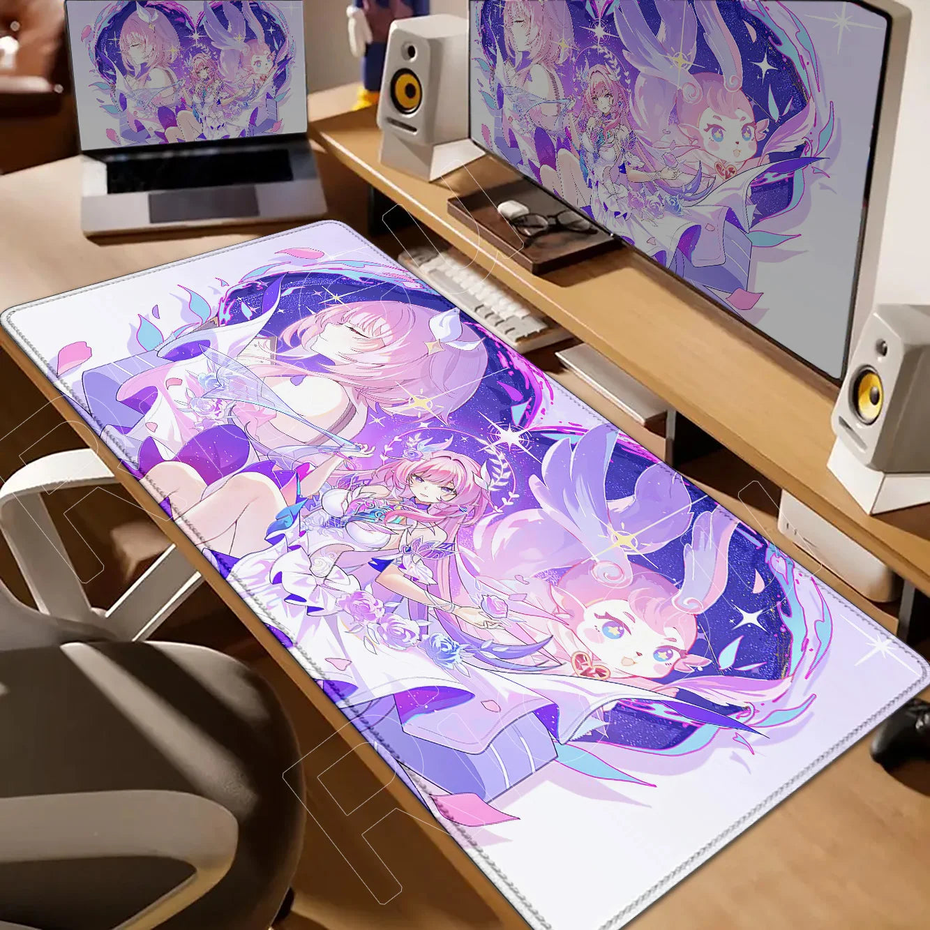 Castorice Evernight Cyrene Mouse Pad Honkai Star Rail Large Mousepad Computer Keyboard XXL Anime Pc Gaming Accessories Desk Mat